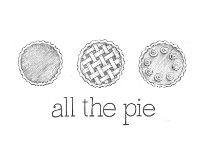 All the pie! drawing hand lettering handdrawn handlettering illustration ipad lettering lettering pie sketch sketchbook thanksgiving
