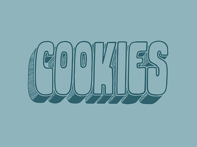 Cookies Lettering cookies design drawing handlettering illustration ipad drawing ipad lettering lettering sketchbook type typography