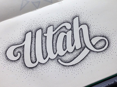 Utah Lettering