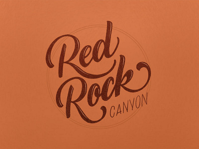 Red Rock Canyon Lettering