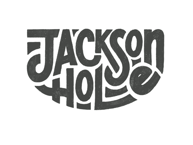 Jackson Hole Lettering calligraphy design drawing handdrawn handlettering illustration ipad lettering sketch sketchbook type typography wyoming