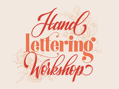 Hand Lettering Workshop calligraphy design drawing hand lettering handdrawn handlettering illustration ipad illustration ipad lettering lettering script type typography