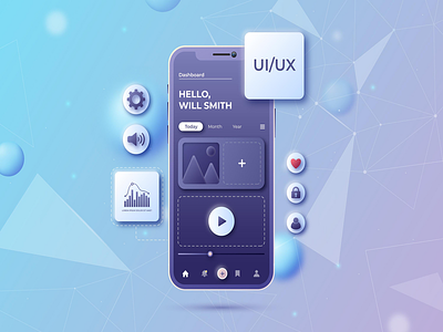 realistic-ui-ux-background mobile interface mobile ui design ui ui template ux