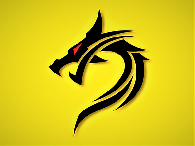 Gaming logo- dragon demon eyes dragon logo gaming logo logo