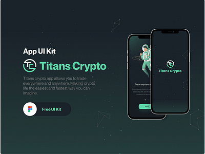 Titans Crypto Mobile App cryptocrypto mobile appapp ui deisgnui kits for app
