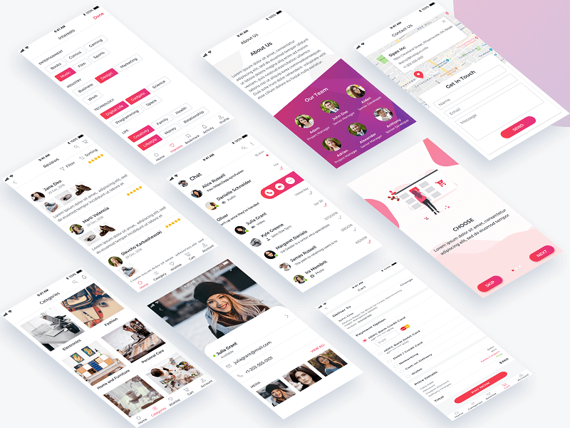 UI Kit for Xamarin.Forms by WebplanetIT on Dribbble