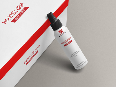 Monster Grip || Products Packaging Design box design branding design graphic design illustration logo vector