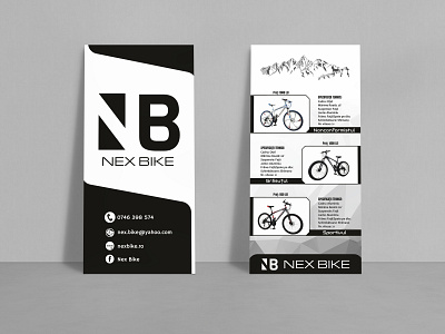 Flyer Nex Bike design graphic design illustration typography vector