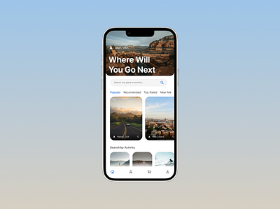 Landing Page Travel App 003 daily ui design figma landing travel ui