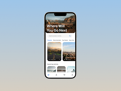 Landing Page Travel App