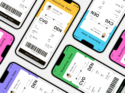 Boarding Pass 024 airport boarding pass daily ui design figma plane ticket ui