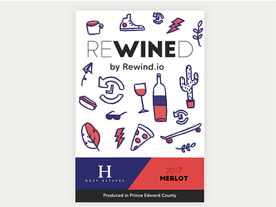 Rewind.io Wine Label