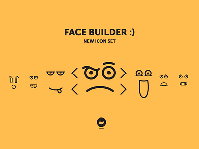 Face Builder - New icon set! emoji expression eye face icon icon set mouth smile spicy icons