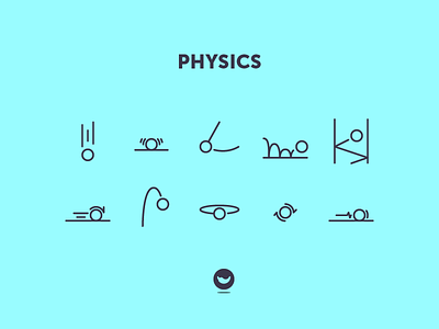 Did you say physics? ball gravity icon icon set physics spicy icons