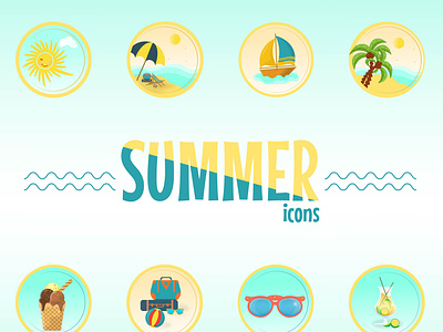 Summer icons