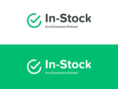 Our Podcast design ecommerce identity in logo podcast stock