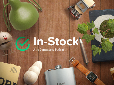 In-Stock Application application colors ecommerce green identity in podcast stock