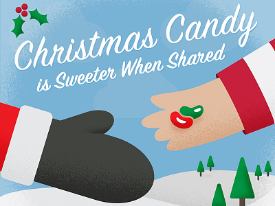 Christmas Candy candy christmas ecommerce graphic design holidays illustration sharing texture