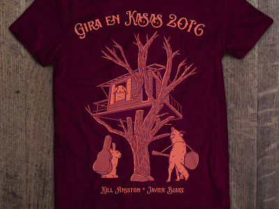 Gira en Kasas 2016 T-shirt illustration t-shirt tee tee design
