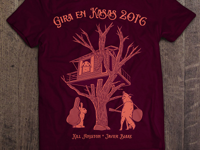 Gira en Kasas 2016 T-shirt illustration t shirt tee tee design