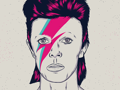 David Bowie david bowie illustration portrait