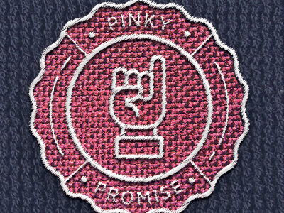 Pinky promise patch patch pinky promise
