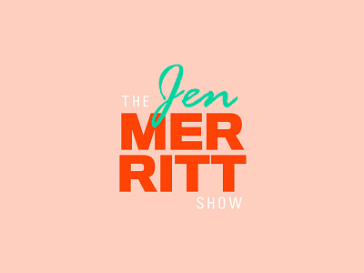 The Jen Merritt Show Concept design icon identity illustration illustrator lettering logo type typography vector