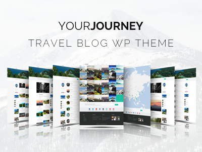 Yourjourney - Travel Blog Wordpress Theme blog blogger blogging theme travel blog travel tips wordpress