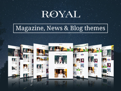 Royal - A Responsive WordPress News, Magazine, Blog blog blogger blogging magazine news personal wordpress