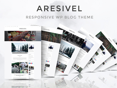 Aresivel - A Responsive WordPress Blog Theme blog blogger photographer themes traveller wordpress