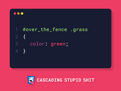 Over The Fence - CSS Joke