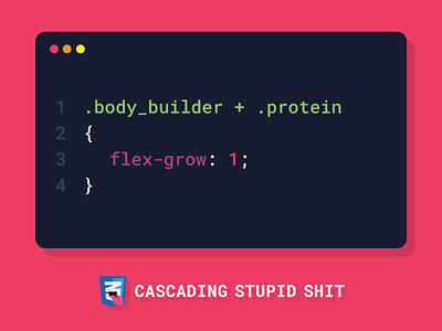Body Builder - CSS Joke coding css jokes