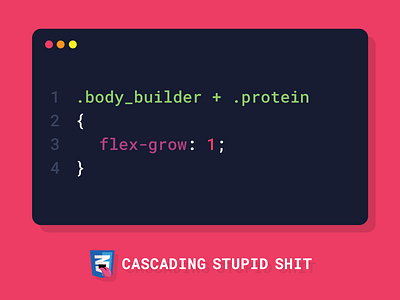 Body Builder - CSS Joke coding css jokes