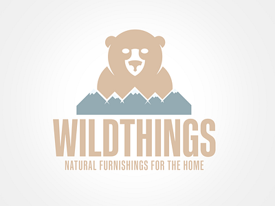 Wildthings Furniture brand branding design furniture logo symbol