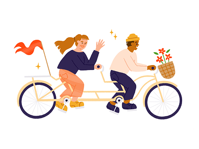 🚴 🚴 15five bicycle bike brand illustration