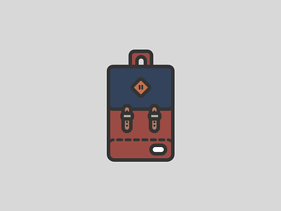 Backpack backpack icon vector illustration