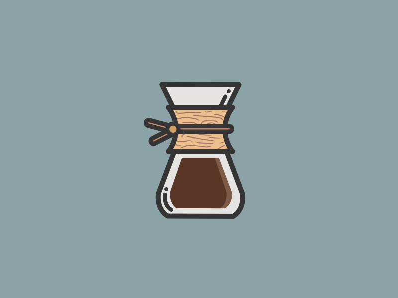 Download Chemex Coffee Maker by Ben Grossblatt on Dribbble