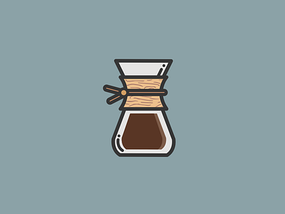 Chemex Coffee Maker chemex coffee maker vector illustration