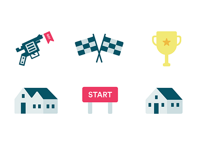 QuoteRunner Icons icons illustration race vector