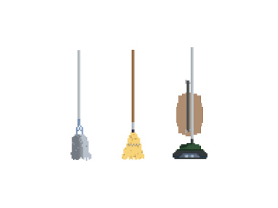 Hocus Pocus - Brooms brooms halloween hocus pocus illustration pixel art pixels vector