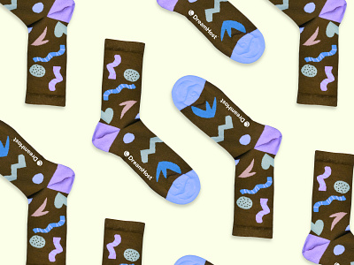 🧦🧦🧦 dreamhost illustration pattern shapes socks swag