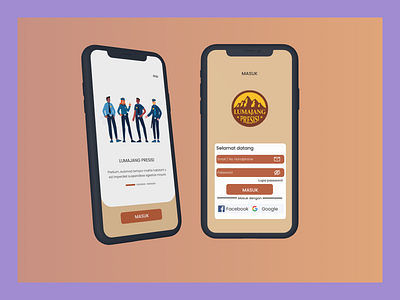 Re-design Aplikasi "Lumajang Presisi" app design mobile mobiledesign ui uimobile