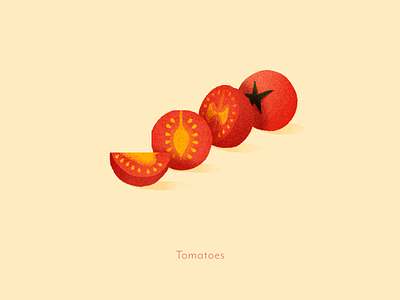 Tomatoes food food blog illustration photoshop tasty tomatoes
