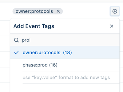 Protocols Event Tags