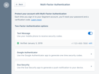 Multi-factor authentication