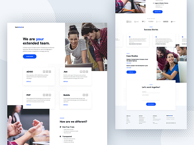 TeamStack - Homepage Design