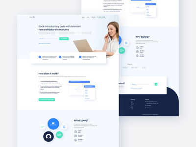 ExpoIQ - Homepage Design