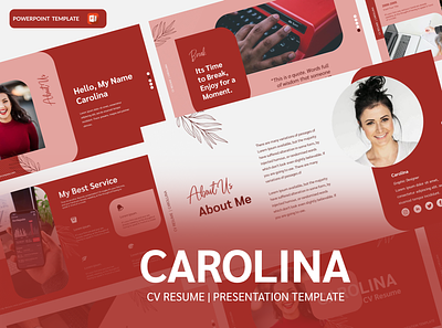 Carolina - CV Resume Presentasi Webinar