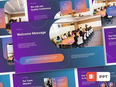 Holden - Conference Presentation Template business conference creative design event infographic meeting powerpoint presentation professional slide template