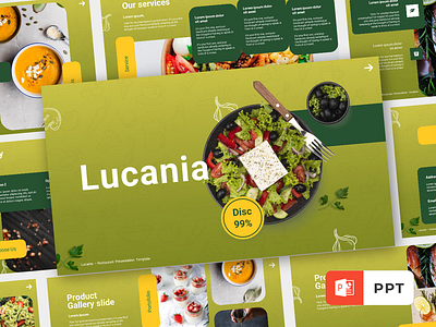 Lucania - Restaurant PresentationTemplate appetite cafe catering decorated delicious dining dish food garnish gourme meat thotel